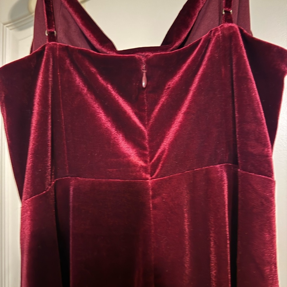 Birdy Grey Cabernet Velvet Maxi Dress – Size Medium - Picture 7 of 11